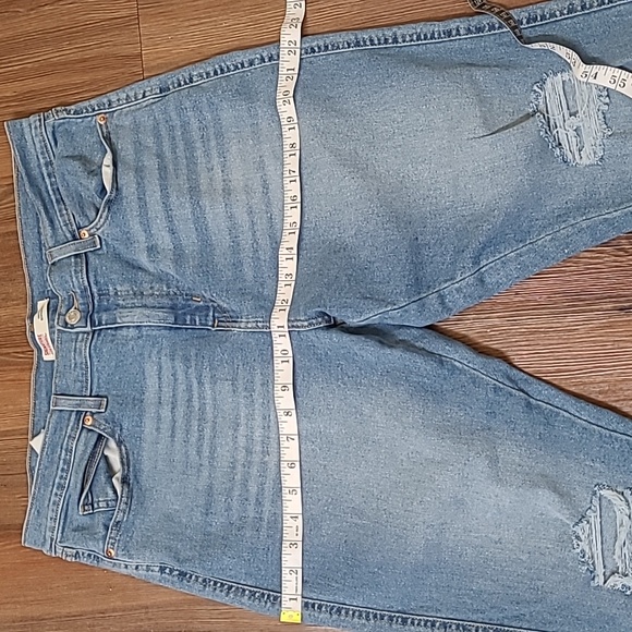 Signature by Levi Strauss Blue Boyfriend Jeans for women zise 14 used good condi - Picture 7 of 14